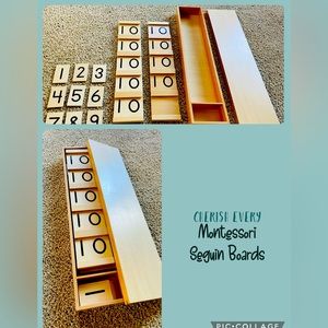 Montessori Seguin Bords (Teens and Tens Board)